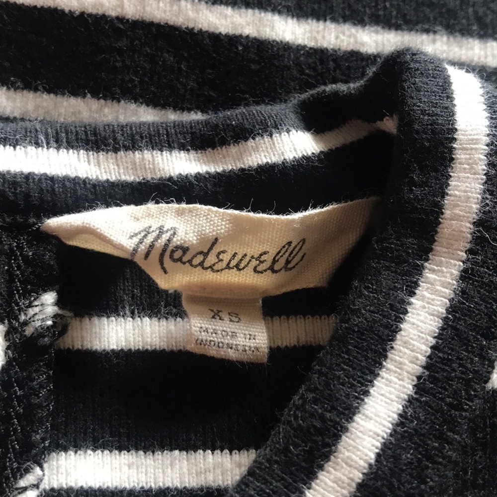 Black and white stripe Madewell dress